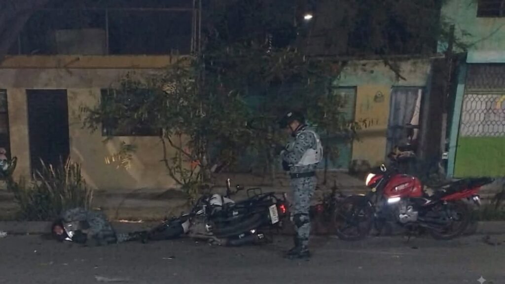 Elemento de la Guardia Nacional sufre accidente en plena persecución en Celaya