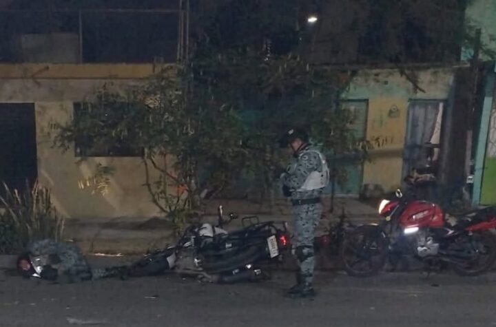Elemento de la Guardia Nacional sufre accidente en plena persecución en Celaya